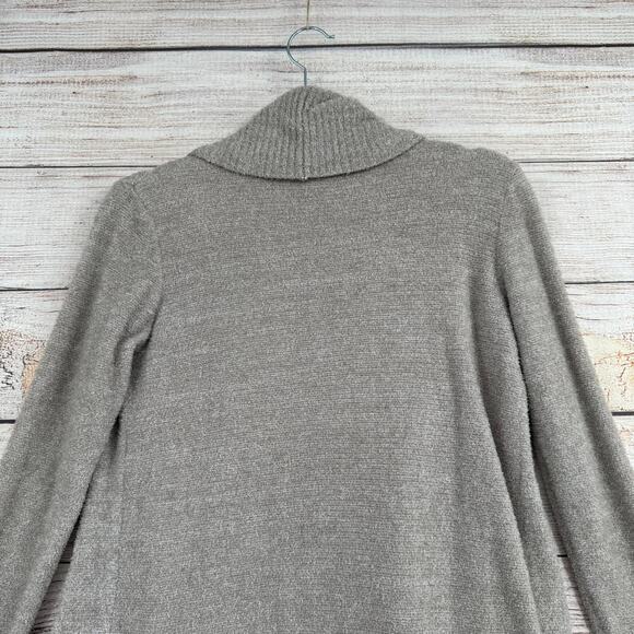 Barefoot Dreams CozyChic Lite Open Front Cardigan Sweater Womens XS/S Gray Beige - Picture 4 of 13